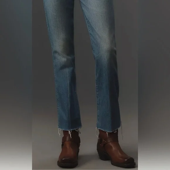 MOTHER High Rise Blue Jeans Flared - Picture 4 of 16